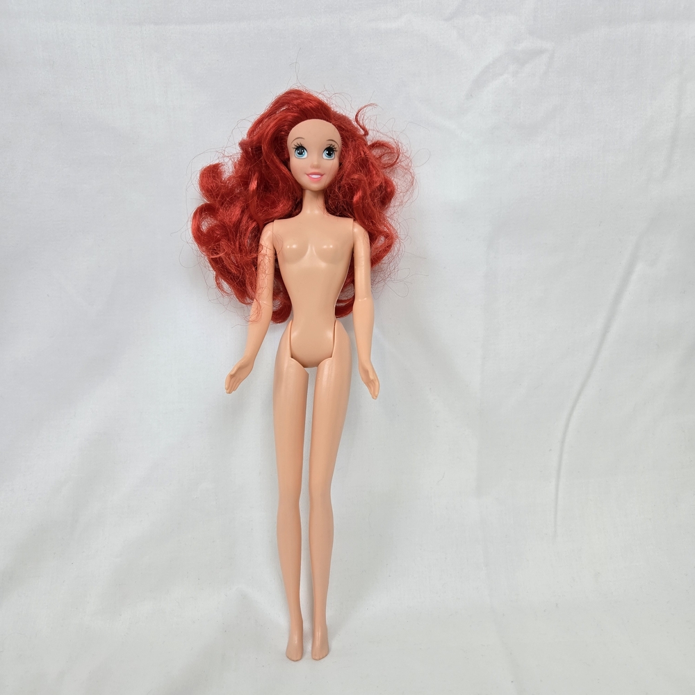 Disney The Little Mermaid Ariel Red Hair Ocean Bride Nude Doll 1995 Vintage OOAK